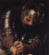 Details of the Blinding of Samson Rembrandt